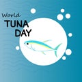 World Tuna Day Illustration.